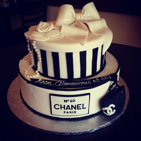 chanel cakes and cupcakes|happy birthday Chanel cake.